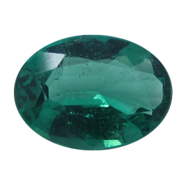 3.03 ct Oval Emerald : Deep Rich Green