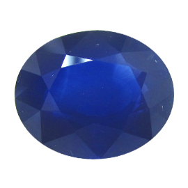 12.02 ct Deep Blue Oval Natural Blue Sapphire