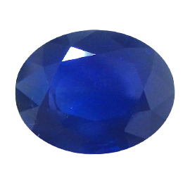 12.68 ct Oval Blue Sapphire : Deep Blue