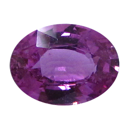 1.63 ct Oval Pink Sapphire : Deep Rich Pink