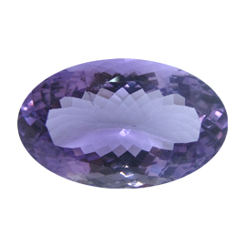 50.91 ct Oval Amethyst : Rich Purple