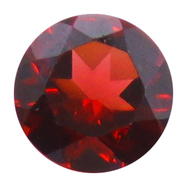 2.52 ct Round Garnet : Deep Darkish Red