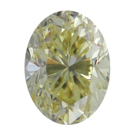 0.70 ct Oval Diamond : Fancy Yellow / VS2