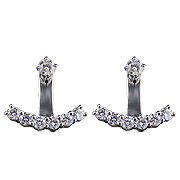 18K White Gold 1.65cttw Diamond Earrings