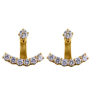 18K Yellow Gold 1.65cttw Diamond Earrings