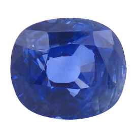 11.01 ct Cushion Cut Blue Sapphire : Blue