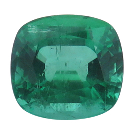 4.89 ct Rich Green Cushion Cut Natural Emerald