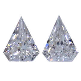 0.80 cttw Pair of Fancy Diamonds : G / VS2