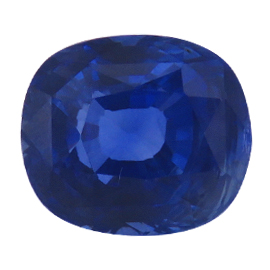 11.01 ct Cushion Cut Sapphire : Blue