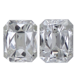 1.44 cttw Pair of Spring Cut Diamonds : G / VS2