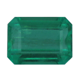 2.93 ct Emerald Cut Emerald : Rich Green