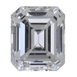 1.38 ct Emerald Cut Natural Diamond : E / VVS1