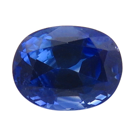 2.61 ct Oval Blue Sapphire : Rich Blue