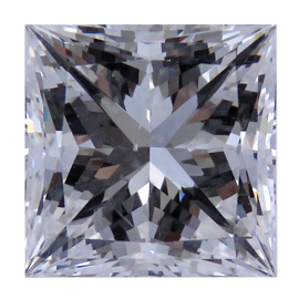 2.02 ct Princess Cut Natural Diamond : E / SI1