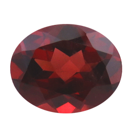 3.20 ct Oval Garnet : Reddish Brown