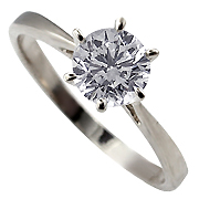 18K White Gold 0.70ct Diamond Ring