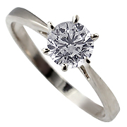 14K White Gold 0.50ct Diamond Ring