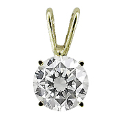 14K Yellow Gold 0.50 ct. Diamond Pendant