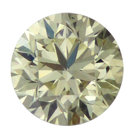 0.90 ct Round Diamond : Fancy Brownish Greenish Yellow / SI2