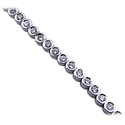 18K White Gold 1.75cttw Diamond Bracelet