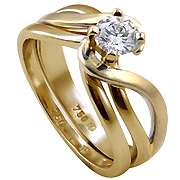 18K Yellow Gold 0.50ct Diamond Set