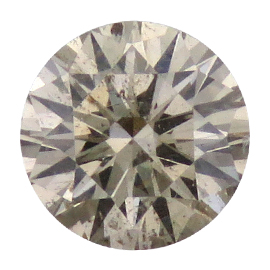 0.74 ct Round Diamond : Fancy Light Brown / SI3