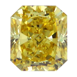 1.19 ct Radiant Diamond : Fancy Intense Yellow / SI2