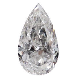 1.01 ct Pear Shape Natural Diamond : G / SI2