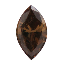 0.38 ct Marquise Diamond : Fancy Champagne / SI1