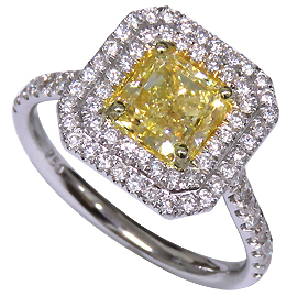 18K White Gold Multi Stone Ring : 2.05 cttw Diamonds