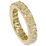 18K Yellow Gold 6.50cttw Diamond Band