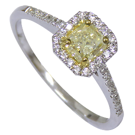 14K White Gold Multi Stone Ring : 0.70 cttw Diamonds
