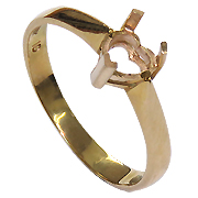 18K Yellow Gold Setting