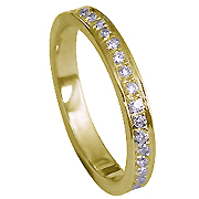 18K Yellow Gold 0.45cttw Diamond Band