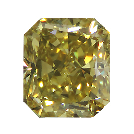 1.19 ct Radiant Diamond : Fancy Intense Yellow / SI2