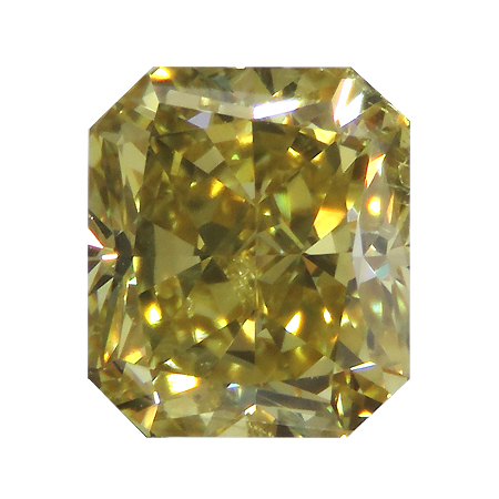 1.19 ct Radiant Diamond : Fancy Intense Yellow / SI2