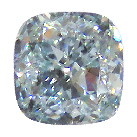 0.27 ct Cushion Cut Diamond : Fancy Blue Green / I1