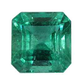 2.22 ct Emerald Cut Emerald : Rich Green