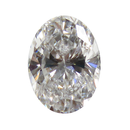 0.51 ct Oval Natural Diamond : D / SI3