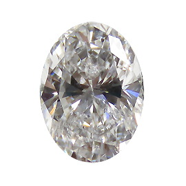 0.51 ct Oval Natural Diamond : D / SI3