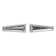 0.22 cttw Pair of Baguette Diamonds : E / VS1