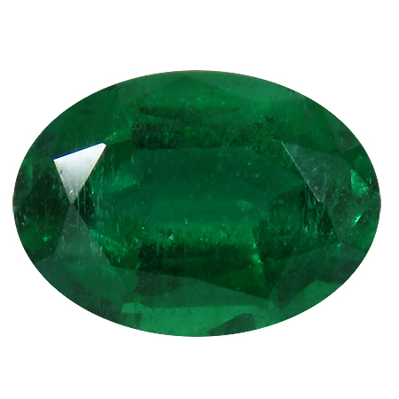 2.26 ct Oval Emerald : Deep Rich Green