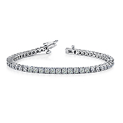 18K White Gold 16.00cttw Diamond Bracelet