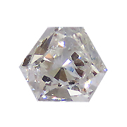 0.18 ct G / SI1 Hexagon Natural Diamond