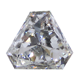 0.39 ct Cut-Corner Trillion Natural Diamond : E / SI1