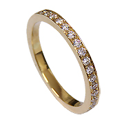 18K Yellow Gold 0.50cttw Diamond Band