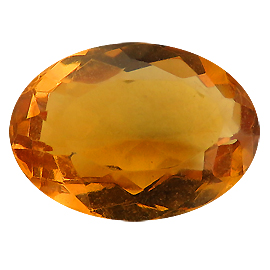 2.88 ct Oval Citrine : Golden Orange