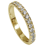 18K Yellow Gold 0.80cttw Diamond Band