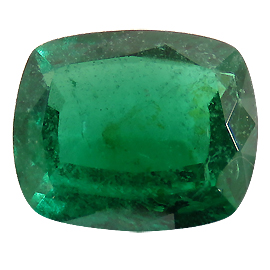 0.81 ct Cabochon Emerald : Darkish Green