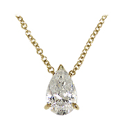 18K Yellow Gold 0.70cttw Diamond Pendant